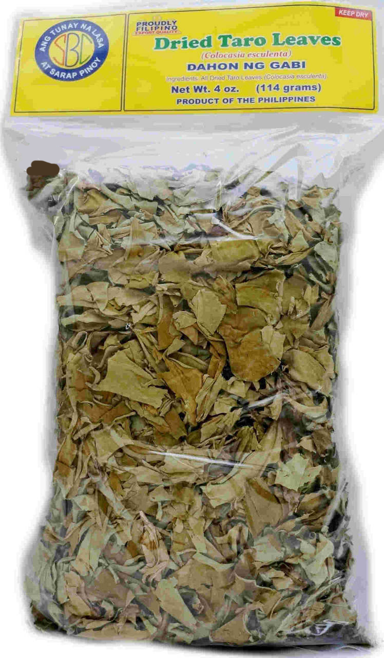 Dried taro leaves 114g