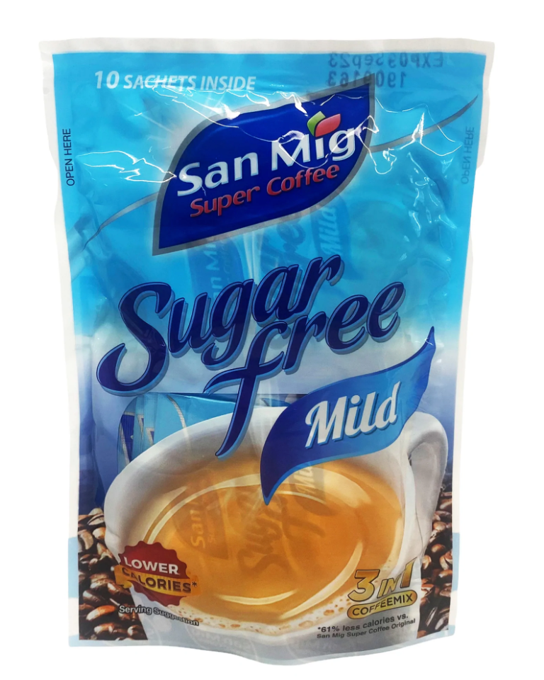 San Mig 3in1 Coffee Sugar Free